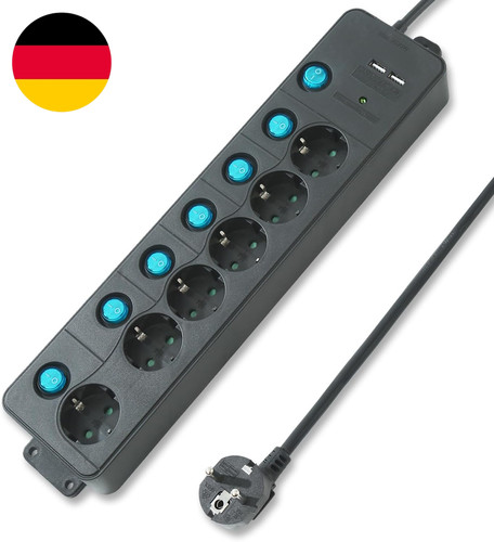 Mehrfachsteckdose einzeln - ks,