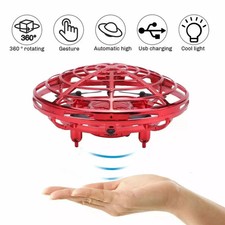Mini Drohne Quad Induktion Schweben UFO Flugspielzeug handgesteuert Kinder Geschenk UK