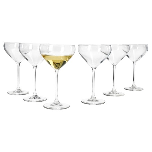 Doyenne champagner schalen - 6x,