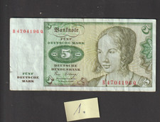 D-Mark Schein @ 5 DM
