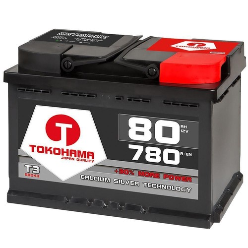 Autobatterie 80ah power - +30%,
