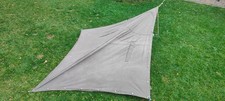 Zeltplane/Tarp Regenumhang Poncho Leinen NVA Militär-Ausrüstung Zubehör DDR