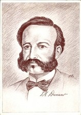 Künstler Ak Henry Dunant