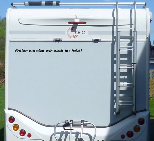 Aufkleber früher mussten wir - aufkleber,