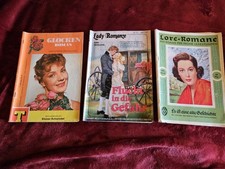 3x Sehr Alter Liebesroman Romanhefte Vintage Rarität Lore Romane Lady Romanze 