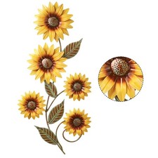 Sonnenblume Metall Wanddeko 11