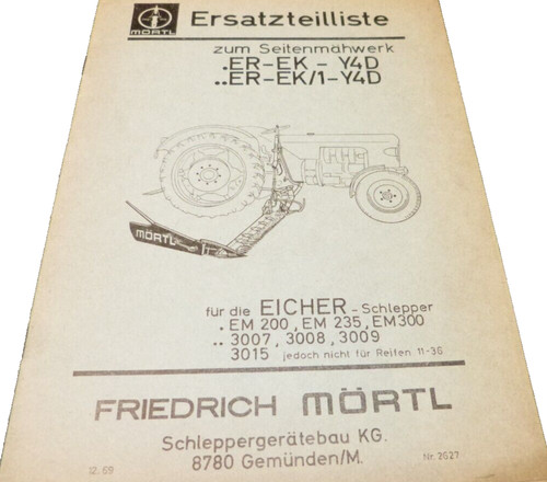 Ersatzteilliste zum