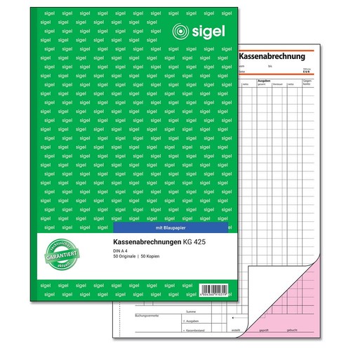 Sigel kassenabrechnung - sigel,