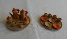 Ddr holz puppen geschirr - holz,