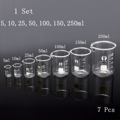 7pcs set klar glas - glas, becherglas