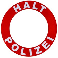 Anhaltestab Aufkleber - "HALT