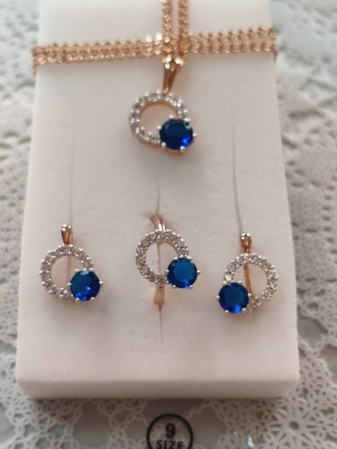 Schmuckset xuping rosengold - schmuckset,