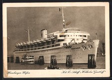 AK Hamburg, Hafen, K.d.F.-Dampfer Wilhelm Gustloff, Passagierschiff 