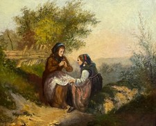 "Mädchen flechten einen