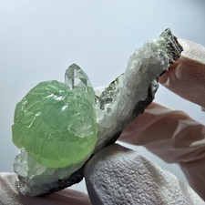 Prehnit quarz epidot auf - prehnit,, quarz,