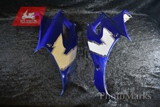 Peugeot Speedfight 2 Iron-X Seitenteile Helmfachverkleidung Original blau 
