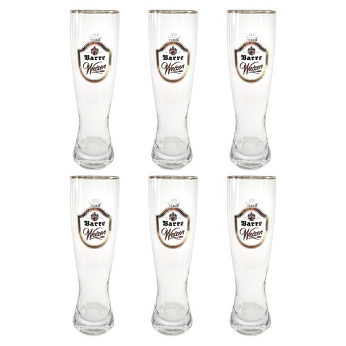 Barre bräu bierglas - 6x,