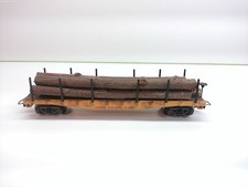 Rungenwagen H0 mit Holzladung