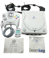 Sega Dreamcast Konsole inkl. Controller Visual Memory Kabel Beihefte - ungeprüft