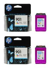 2 x Original Tinte HP Officejet 4500 J4524 J4580 J4680 / Nr. 901 CC656AE 3-Color