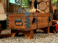 Alter Reisetruhe Couchtisch