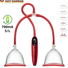 Elektrisch Brustvergrößerung Pumpe Tasse Vakuumsauger Massagegerät Brustpumpe