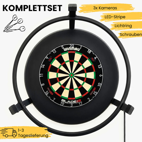 Darts steeldart lichtring - darts!, steeldart!