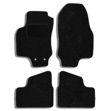 4-teiliges Velours Fußmatten