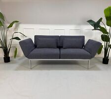 Brühl Roro Soft Sofa Stoff Grau Blau Garnitur Schlafsofa