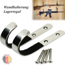 4x Edelstahl Gewehrhalter /