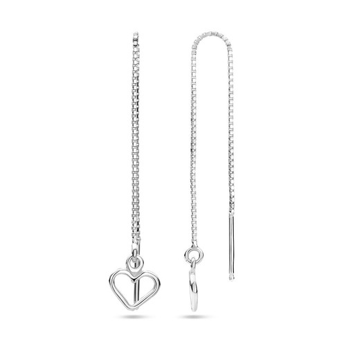 925er silber ohrhänger - silber,