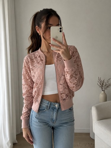 Bershka spitzenjacke - bershka,