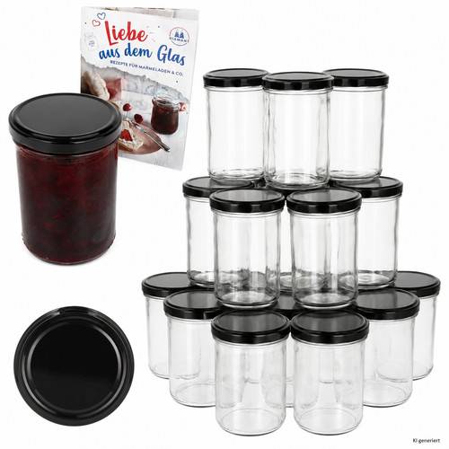 48er set marmeladenglas 435ml - set,