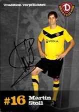 Autogrammkarte Fußballer Martin Stoll, SG Dynamo Dresden, Autogramm - 11377717