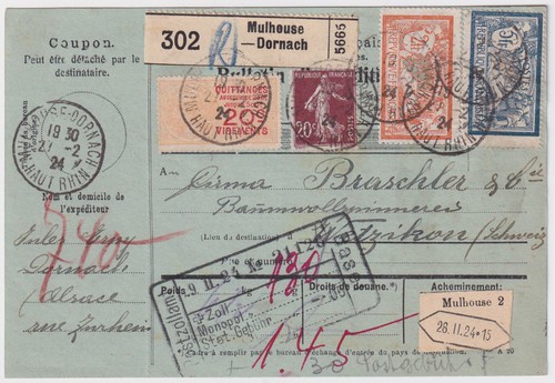 Frankreich paketkarte mif mit - paketkarte,