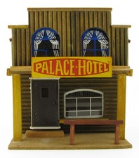 Elastolin 7596 PALACE-HOTEL - Holz Western Haus Fort für Cowboy Indianer Figuren