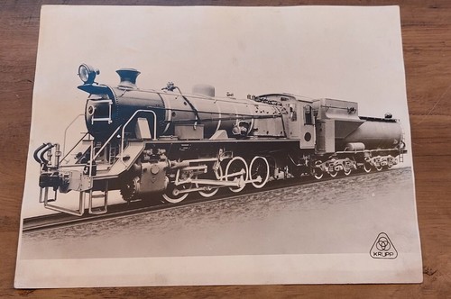 Krupp foto lokomotive auf - krupp, agfa