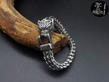 Armband wolfsköpfe wolf - wolfsköpfe,