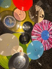 Schallplatten Bunt Selten Deko