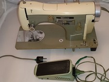 Nähmaschine NECCHI SUPERNOVA mit Zubehör Schablonen Leder Jeans  Seide Baumwolle