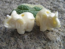 Harz Perlen Elefant 21x28mm