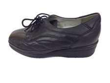 SCHUHE SLIPPER SCHNÜRSCHUHE WALDLÄUFER LEDER Gr. 3,5 / 36 Weite M