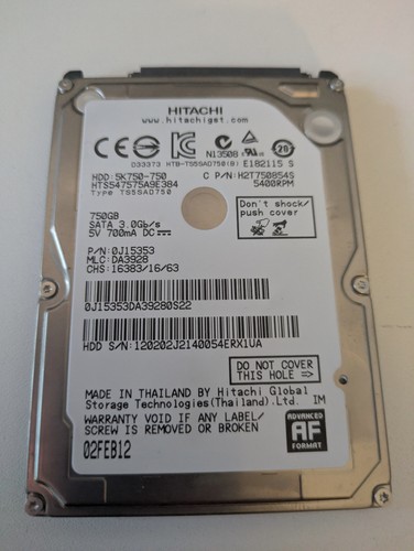 750gb hdd zoll intern - hdd,