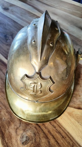 Antiker helm feuerwehr - antiker,