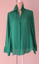 Dorothee Schumacher Bluse Grün Seide Gr.2