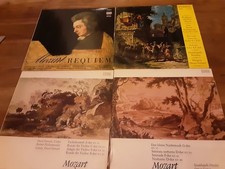4 klassische Schallplatten ca aus 1970  MOZART