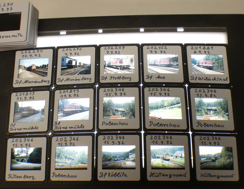 Slides locomotives - slides, of