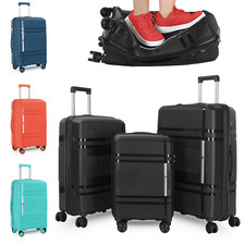 Koffer Unzerstörbar Reisekoffer Trolley Handgepäck Hartschalen Kofferset M-L-XL