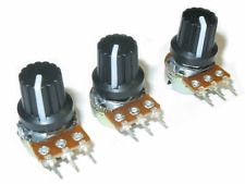 Potentiometer 1K 5K 10K Poti Drehwiderstand B1K B5K B10K mit Drehknopf 