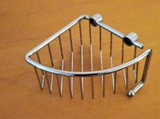 Eck Duschablage - Aufbewahrungskorb - 15 x 15 x 9,5 cm - Edelstahl